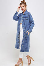 Load image into Gallery viewer, WHITE NON-STRETCH THIRD QUARTER DENIM JACKET
