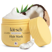 Load image into Gallery viewer, Kitsch Deep Recovery Hair Mask Coconut Oil 10 Ounce

