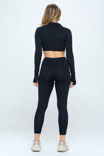 Load image into Gallery viewer, Long Sleeve Activewear Set Top and Leggings
