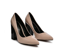 Load image into Gallery viewer, KAMIRA BLOCK HEELED FORMAL PUMPS
