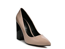 Load image into Gallery viewer, KAMIRA BLOCK HEELED FORMAL PUMPS
