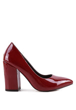 Load image into Gallery viewer, KAMIRA BLOCK HEELED FORMAL PUMPS
