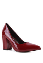 Load image into Gallery viewer, KAMIRA BLOCK HEELED FORMAL PUMPS
