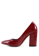 Load image into Gallery viewer, KAMIRA BLOCK HEELED FORMAL PUMPS
