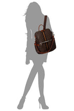 Load image into Gallery viewer, PM Monogram Striped Convertible Backpack
