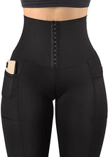 Load image into Gallery viewer, Corset leggings  Soft Body Shaper with Pockets
