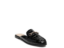 Load image into Gallery viewer, BEGONIA BUCKLED FAUX LEATHER CROC MULES
