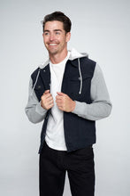 Load image into Gallery viewer, Men&#39;s Denim Jacket with Fleece Hoodies
