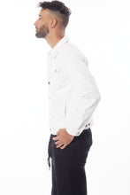 Load image into Gallery viewer, Men&#39;s White Denim Jacket
