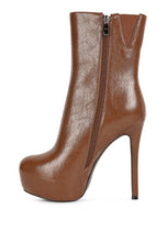 Load image into Gallery viewer, Marsha High Platform Stiletto Ankle Boot
