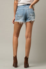 Load image into Gallery viewer, CROSSOVER DENIM MOM SHORTS
