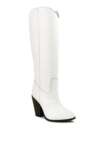 GREAT-STORM Suede Leather Calf Boots