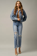 Load image into Gallery viewer, HIGH RISE PREMIUM STRAIGHT JEANS
