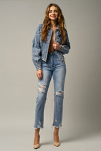 Load image into Gallery viewer, HIGH RISE PREMIUM STRAIGHT JEANS
