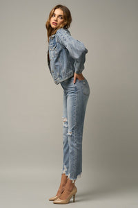 HIGH RISE PREMIUM STRAIGHT JEANS