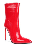 Load image into Gallery viewer, Mercury Patent High Heeled Ankle Boot
