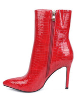 Load image into Gallery viewer, Momoa Patent Pu High Heeled Ankle Boot
