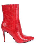 Load image into Gallery viewer, Momoa Patent Pu High Heeled Ankle Boot
