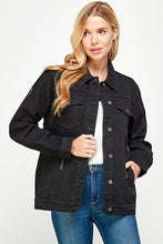 Load image into Gallery viewer, Women&#39;s Denim  Jacket with Fleece Hoodies
