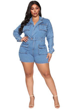 Load image into Gallery viewer, SEXY DENIM ROMPER
