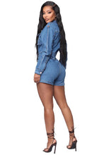 Load image into Gallery viewer, SEXY DENIM ROMPER
