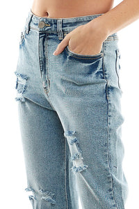 Women's Stretch Roll-up Denim Pant