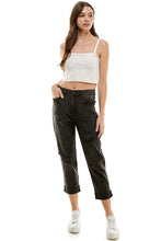 Load image into Gallery viewer, Women&#39;s Stretch Roll-up Denim Pant
