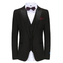 Load image into Gallery viewer, Men's Premium 3 pcs Slim Fit Tuxedo Set - Regular
