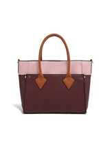 Load image into Gallery viewer, MKF Collection Brynlee Color-Block Tote Bag Mia K
