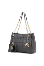 Load image into Gallery viewer, MKF Collection Mabel Quilted Shoulder Bag by Mia K
