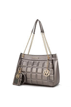 Load image into Gallery viewer, MKF Collection Mabel Quilted Shoulder Bag by Mia K
