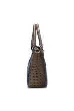 Load image into Gallery viewer, MKF Collection Faux Crocodile-Embossed Satchel Bag
