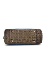 Load image into Gallery viewer, MKF Collection Faux Crocodile-Embossed Satchel Bag
