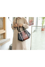 Load image into Gallery viewer, MKF Collection Daisy Croco Satchel &amp; Wallet by Mia
