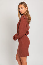 Load image into Gallery viewer, Zipper Sweater Dress
