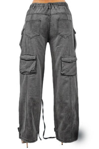 SEXY CARGO STYLE DENIM PANTS