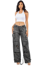 Load image into Gallery viewer, SEXY CARGO STYLE DENIM PANTS
