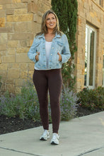 Load image into Gallery viewer, FULL LENGTH  Brown Solid Leggings
