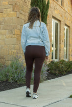 Load image into Gallery viewer, FULL LENGTH  Brown Solid Leggings
