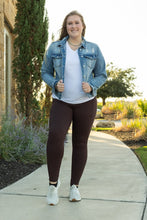 Load image into Gallery viewer, FULL LENGTH  Brown Solid Leggings
