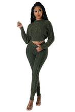 Load image into Gallery viewer, WOMEN FASHION 2PCS SWEATER PANTS SET
