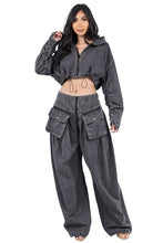 Load image into Gallery viewer, FAHION DENIM TWO PIECE PANT SET
