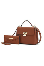 Load image into Gallery viewer, MKF Hadley Satchel Bag with Wristlet by Mia K
