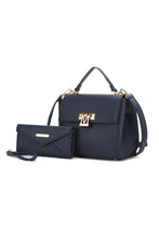 Load image into Gallery viewer, MKF Hadley Satchel Bag with Wristlet by Mia K
