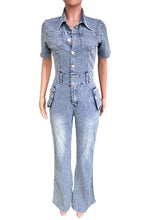 Load image into Gallery viewer, WOMEN DENIM SEXY JUMPSUIT
