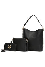 Load image into Gallery viewer, MKF Wren Hobo with Pouch and Wristlet by Mia K
