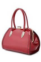 Load image into Gallery viewer, MKF Marlene Patent Satchel Handbag by Mia K
