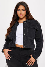 Load image into Gallery viewer, WOMEN FASHION DENIM JACKET
