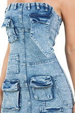 Load image into Gallery viewer, WOMEN FASHION DENIM DRESS
