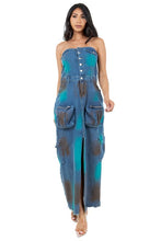 Load image into Gallery viewer, WOMEN FASHION DENIM LONG MAXI DRESS
